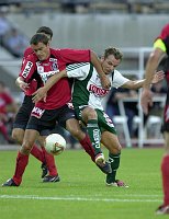 17.07.2002<br>Rapid - Admira/1:2(0:1)<br>WALLNER Roman (Rapid)<br>MICHEU Robert (Admira)<br>22. Minute