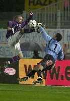 03.11.2002<br>Austria - Sturm/4:0 (1:0)<br>KVISVIK Raymond (Austria) scheiter an<br>WEBER Heinz (Sturm)