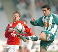 13.03.2004<br>Rapid - Pasching/0:0<br>JAZIC Ante (Rapid)<br>SCHOPPITSCH Kai (Pasching)<br>8. Minute