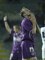 10.09.2003<br>Austria - Pasching/1:0 (0:0)<br>RUSHFELDT Sigurd, nach vergebener Kopfballchance nach Flanke von Dospel<br>47. Minute