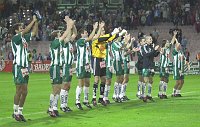 11.09.2004<br>Rapid - Admira/2:1 (2:0)<br>Ovationen an die Fans von der Westtrib�ne