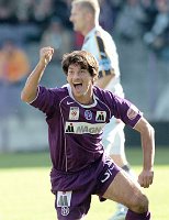 26.09.2004<br>Austria - Sturm Graz/3:0 (2:0)<br>VASTIC Ivica, Torschrei nach dem 1:0<br>8. Minute