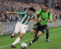 30.09.2004<br>Rapid - Sporting Lissabon/0:0<br>MARTINEZ Sebastian (Rapid)<br>ROGERIO (Sporting)<br>33. Minute<br>