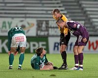 16.10.2004<br>Austria - Mattersburg/2:0 (2:0)<br>DOSPEL Ernst (Austria) schimpft mit<br>KAUSICH Marek (Mattersburg)<br>LEHNER Gerald (Schiri) schlichtet<br>38. Minute