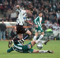 31.10.2004<br>Rapid - Sturm/2:0 (0:0)<br>KORSOS Gy�rgy (Rapid)<br>MUJIRI David (Sturm)<br>39. Minute