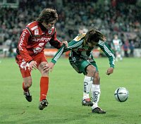 14.11.2004<br>Rapid - Pasching/3:0 (2:0)<br>MARTINEZ Sebastian (Rapid)<br>VON SCHWEDLER Alex (Pasching)<br>80. Minute
