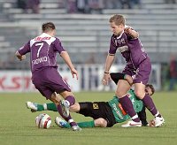02.04.2005<br>Austria - Tirol/1:0 (0:0)<br>KIESENEBNER Markus, SIONKO Libor (Austria)<br>H�RTNAGEL Alfred (Tirol)<br>zwei Urgesteine - Die F�nfte - es ist vollbracht<br>49. Minute<br><br>