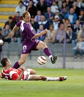 05.05.2005<br>Austria - GAK/0:3 (0:1) Abbruch in der 80. Minute<br>RUSHFELDT Sigurd (Austria)<br>EHMANN Anton (GAK)<br>9. Minute