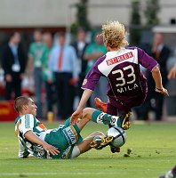 26.05.2005<br>Rapid - Austria/0:1 (0:1)<br>KULOVITS Stefan (Rapid)<br>MILA Sebastian (Austria)<br>35. Minute