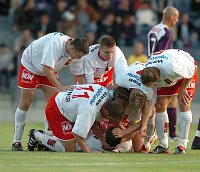 14.07.2004<br>Austria - Admira/2:1(0:1)<br>Jubel um KOVACEVIC Marijan nach <br>dessen Tor zum 1:0<br>17. Minute