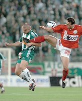 21.08.2004<br>Rapid - Mattersburg/3:0 (0:0)<br>DOSEK Thomas (Rapid)<br>LANG Martin (Mattersburg)<br>79. Minute