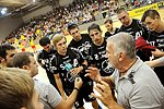 17.09.2011, Krems, Handball, Handball Liga Austria, <br>HLA,, UHK Krems - Bregenz,<br>Auszeit Bregenz<br><br><br>Copyright DIENER / Karl Zierlinger<br>Marktgasse 3-7 / 4 / 5 / 21<br>A-1090 Wien<br>Telefax +43 1 955 32 35<br>Mobil +43 676 629 98 51<br>BA-CA<br>Bank Nr. 12000<br>Account Nr. 00712 223 783<br>e-mail: agentur@diener.at<br>Datenbank: www.diener.at