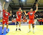 24.11.2011, Krems, Handball, Handball Liga Austria, HLA, UHK Krems, Fivers WAT Margareten, <br>BELAS Ivica, LAZAREVIC Uros, LINT Werner<br><br><br>Copyright DIENER / Zierlinger Karl<br>Marktgasse 3-7 / 4 / 5 / 21<br>A-1090 Wien<br>Telefax +43 1 955 32 35<br>Mobil +43 676 629 98 51<br>BA-CA<br>Bank Nr. 12000<br>Account Nr. 00712 223 783<br>e-mail: agentur@diener.at<br>Datenbank: www.diener.at