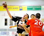 24.11.2011, Krems, Handball, Handball Liga Austria, HLA, UHK Krems, Fivers WAT Margareten, <br>KIRVELIAVICIUS Romas, BELAS Ivica, LAZAREVIC Uros<br><br><br>Copyright DIENER / Zierlinger Karl<br>Marktgasse 3-7 / 4 / 5 / 21<br>A-1090 Wien<br>Telefax +43 1 955 32 35<br>Mobil +43 676 629 98 51<br>BA-CA<br>Bank Nr. 12000<br>Account Nr. 00712 223 783<br>e-mail: agentur@diener.at<br>Datenbank: www.diener.at