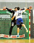 16.12.2011, Krems, Handball, Handball Liga Austria, HLA, UHK Krems, HC Hard<br>FILZWIESER Wolfgang, KRSMANCIC Marko<br><br><br>Copyright DIENER / Zierlinger Karl<br>Marktgasse 3-7 / 4 / 5 / 21<br>A-1090 Wien<br>Telefax +43 1 955 32 35<br>Mobil +43 676 629 98 51<br>BA-CA<br>Bank Nr. 12000<br>Account Nr. 00712 223 783<br>e-mail: agentur@diener.at<br>Datenbank: www.diener.at