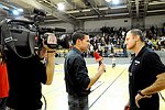 16.12.2011, Krems, Handball, Handball Liga Austria, HLA, UHK Krems, HC Hard<br>BURGER Markus beim TV-Interview<br><br><br>Copyright DIENER / Zierlinger Karl<br>Marktgasse 3-7 / 4 / 5 / 21<br>A-1090 Wien<br>Telefax +43 1 955 32 35<br>Mobil +43 676 629 98 51<br>BA-CA<br>Bank Nr. 12000<br>Account Nr. 00712 223 783<br>e-mail: agentur@diener.at<br>Datenbank: www.diener.at