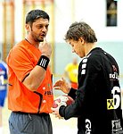 08.10.2011;  Krems;  Handball;  HLA;  UHK Krems - HIT Tirol;<br>KOCIC Amel, KALISCHNIG Martin<br><br>Copyright DIENER / Zierlinger Karl<br>Marktgasse 3-7 / 4 / 5 / 21<br>A-1090 Wien<br>Telefax +43 1 955 32 35<br>Mobil +43 676 629 98 51<br>BA-CA<br>Bank Nr. 12000<br>Account Nr. 00712 223 783<br>e-mail: agentur@diener.at<br>Datenbank: www.diener.at