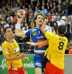 08.10.2011;  Krems;  Handball;  HLA;  UHK Krems - HIT Tirol;<br>BELAS Ivica, BABARSKAS Povilas, BOZSO Andras<br><br>Copyright DIENER / Zierlinger Karl<br>Marktgasse 3-7 / 4 / 5 / 21<br>A-1090 Wien<br>Telefax +43 1 955 32 35<br>Mobil +43 676 629 98 51<br>BA-CA<br>Bank Nr. 12000<br>Account Nr. 00712 223 783<br>e-mail: agentur@diener.at<br>Datenbank: www.diener.at