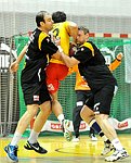 22.10.2011<br>UHK Krems - HSG Brnbach/Kflach/34:31 (18:16)<br>MITKOV Vlatko, CHALUPA Guenther, GREBIEN <br>