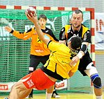 22.10.2011<br>UHK Krems - HSG Brnbach/Kflach/34:31 (18:16)<br>BOZSO Andras, NIZNAN Juraj<br>