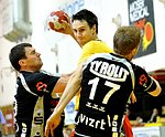 13.11.2011<br>UHK Krems - ULZ Schwaz/34:26 (15:14)<br>ANDRIUSKA Mindaugas, BELAS Ivica, TORBICA Milan<br>