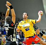 13.11.2011<br>UHK Krems - ULZ Schwaz/34:26 (15:14)<br>LASSNER Andreas, BOZSO Andras<br>