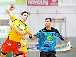 03.12.2011, Krems, Handball, Handball Liga Austria, HLA, UHK Krems, Union Leoben<br>BELAS Ivica, IVISIC Ivan<br><br><br>Copyright DIENER / Zierlinger Karl<br>Marktgasse 3-7 / 4 / 5 / 21<br>A-1090 Wien<br>Telefax +43 1 955 32 35<br>Mobil +43 676 629 98 51<br>BA-CA<br>Bank Nr. 12000<br>Account Nr. 00712 223 783<br>e-mail: agentur@diener.at<br>Datenbank: www.diener.at