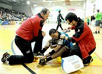 03.12.2011, Krems, Handball, Handball Liga Austria, HLA, UHK Krems, Union Leoben<br>SCHOEBERL Guenther, SANTOS Raul, EBENHOEH Peter<br><br><br>Copyright DIENER / Zierlinger Karl<br>Marktgasse 3-7 / 4 / 5 / 21<br>A-1090 Wien<br>Telefax +43 1 955 32 35<br>Mobil +43 676 629 98 51<br>BA-CA<br>Bank Nr. 12000<br>Account Nr. 00712 223 783<br>e-mail: agentur@diener.at<br>Datenbank: www.diener.at