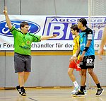 03.12.2011, Krems, Handball, Handball Liga Austria, HLA, UHK Krems, Union Leoben<br>SCHMIDHUBER Andreas, SCHOPF Tobias, RAUL Santos<br><br><br><br>Copyright DIENER / Zierlinger Karl<br>Marktgasse 3-7 / 4 / 5 / 21<br>A-1090 Wien<br>Telefax +43 1 955 32 35<br>Mobil +43 676 629 98 51<br>BA-CA<br>Bank Nr. 12000<br>Account Nr. 00712 223 783<br>e-mail: agentur@diener.at<br>Datenbank: www.diener.at