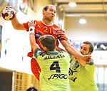 25.01.2012, Krems, Handball, Testspiel, UHK Krems, SG Westwien<br>SCHMOELZ Johann, MACHINEK Robert, FOELSER Patrick<br><br><br>Copyright DIENER / Zierlinger Karl<br>Marktgasse 3-7 / 4 / 5 / 21<br>A-1090 Wien<br>Telefax +43 1 955 32 35<br>Mobil +43 676 629 98 51<br>BA-CA<br>Bank Nr. 12000<br>Account Nr. 00712 223 783<br>e-mail: agentur@diener.at<br>Datenbank: www.diener.at